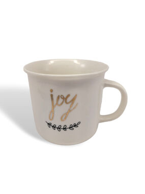 Sleigh Bell Bistro White Gold Joy Mug One Size